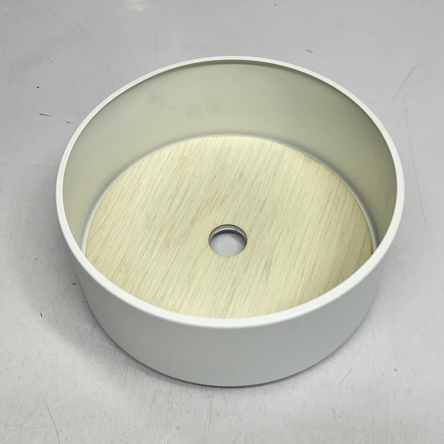 HUMAN HOME Odis Sconce Handcrafted Design  7.9" White Washed Oak Cool Light