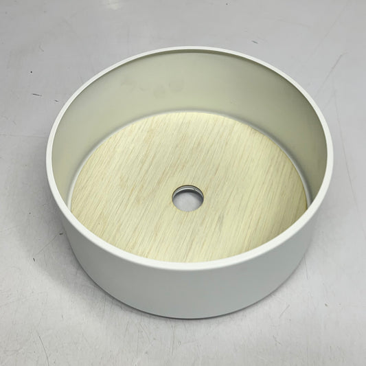 HUMAN HOME Odis Sconce Handcrafted Design  7.9" White Washed Oak Cool Light