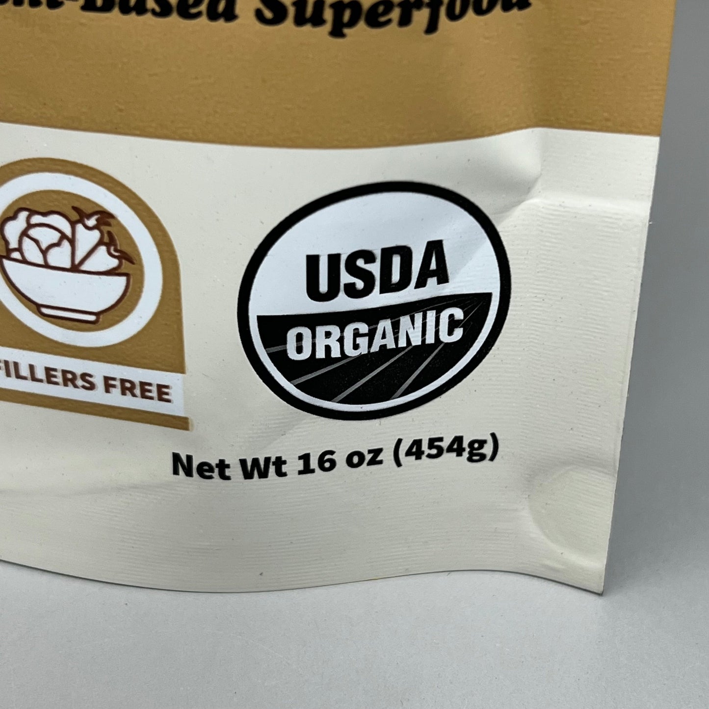 NUTRI-HUT Organic Maca Root Powder 16 oz Vegan, Non-GMO, Gluten Free BB 07/25