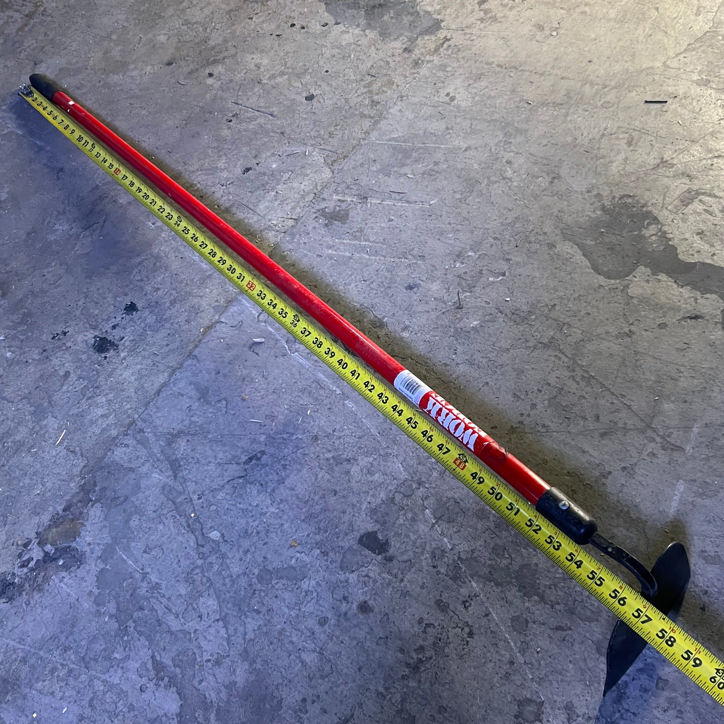 WORK FORCE Garden Hoe 48" Red 1230-48