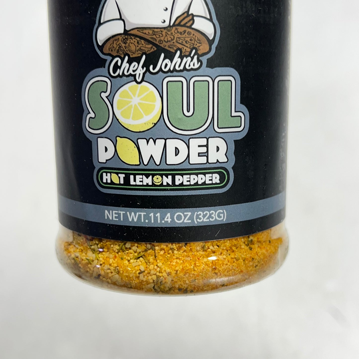 RECTEQ Chef Jhon's Soul Powder Rub Hot Lemon Pepper Seasoning  11.4 oz BB 09/27