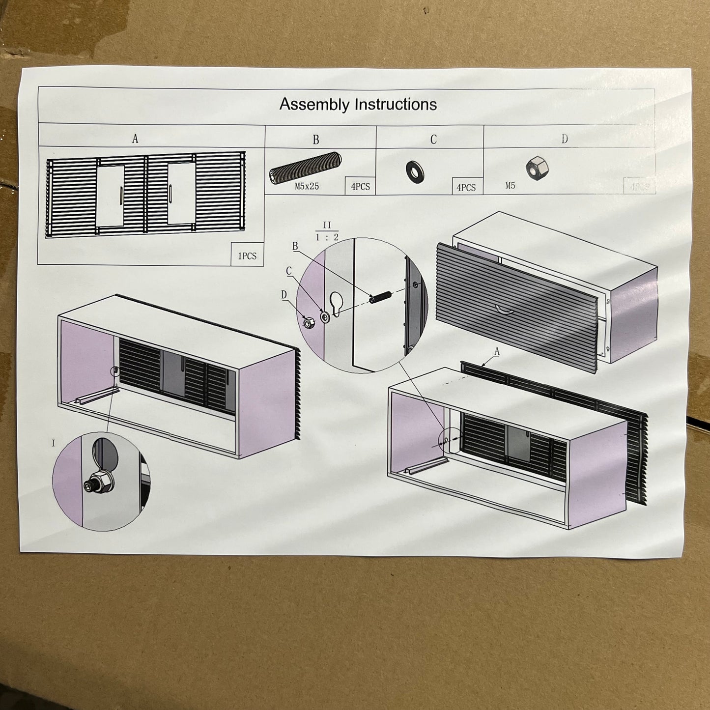 INFINITI Universal Extruded Architectural Grille Sz 41.5" L X 16" H 1119356