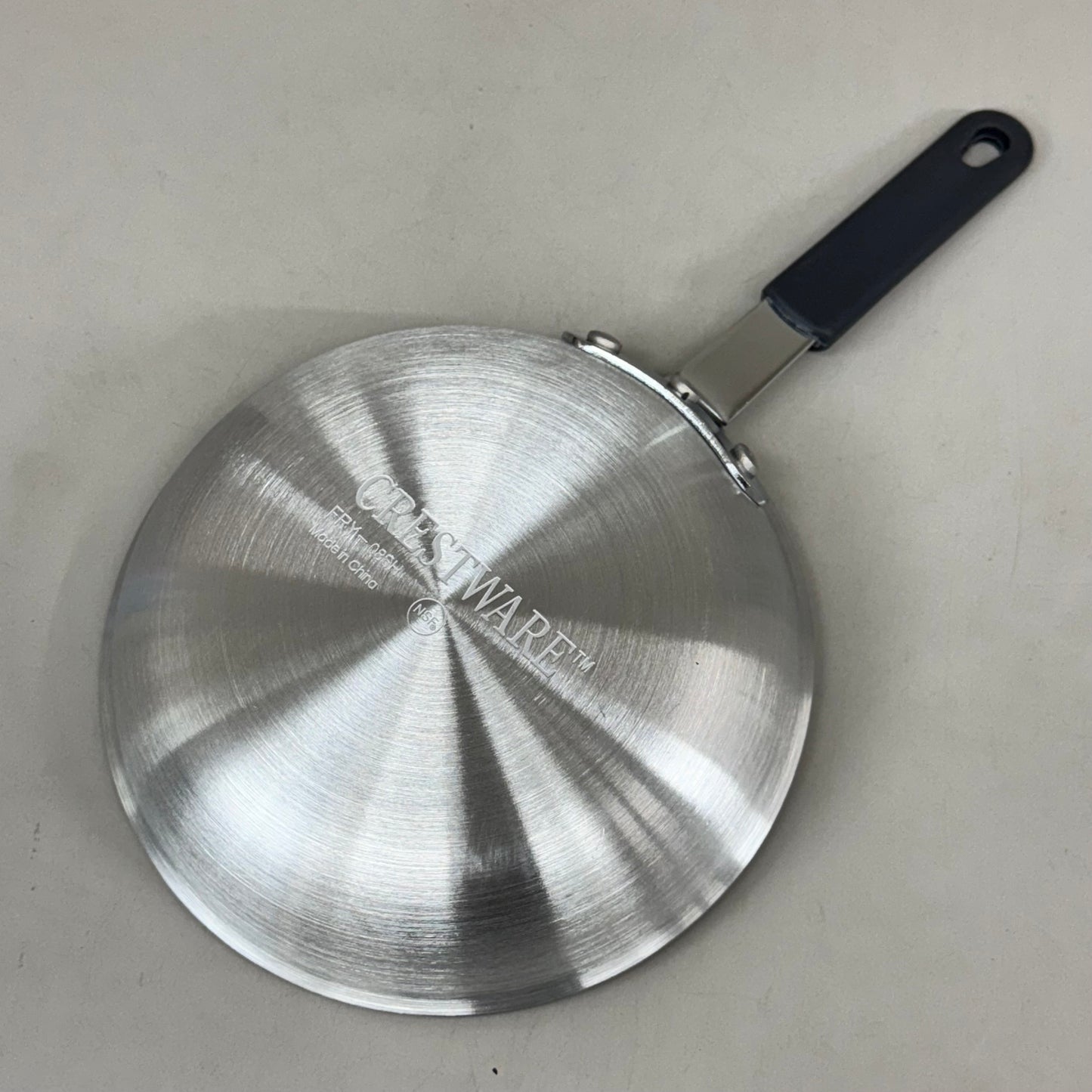 CRESTWARE (2 PACK) Teflon Xtra Non-Stick Coating Fry Pan Black/Chrome FRY08SH