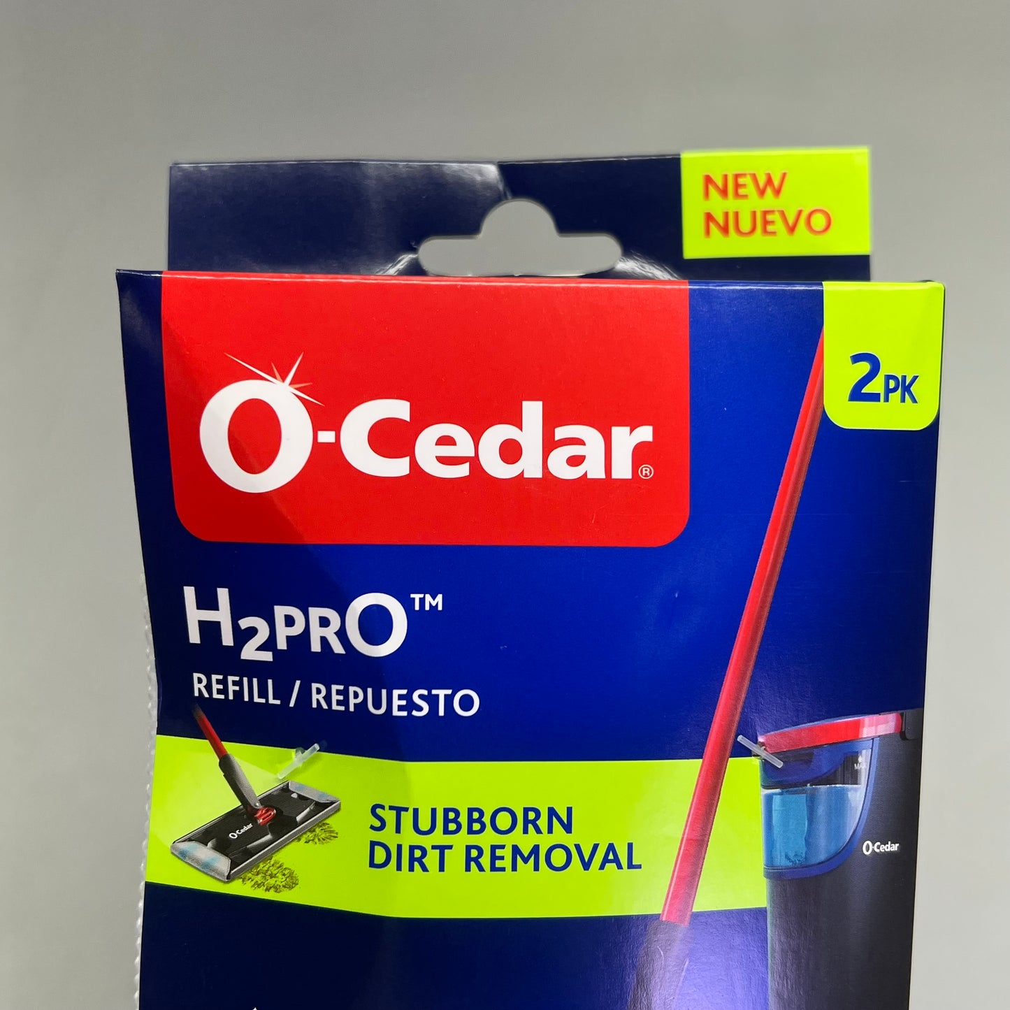 O-CEDAR (2 PACK, 2 HEADS EACH) H2prO Mop Heads 9.25" x 4.38" White 26-231
