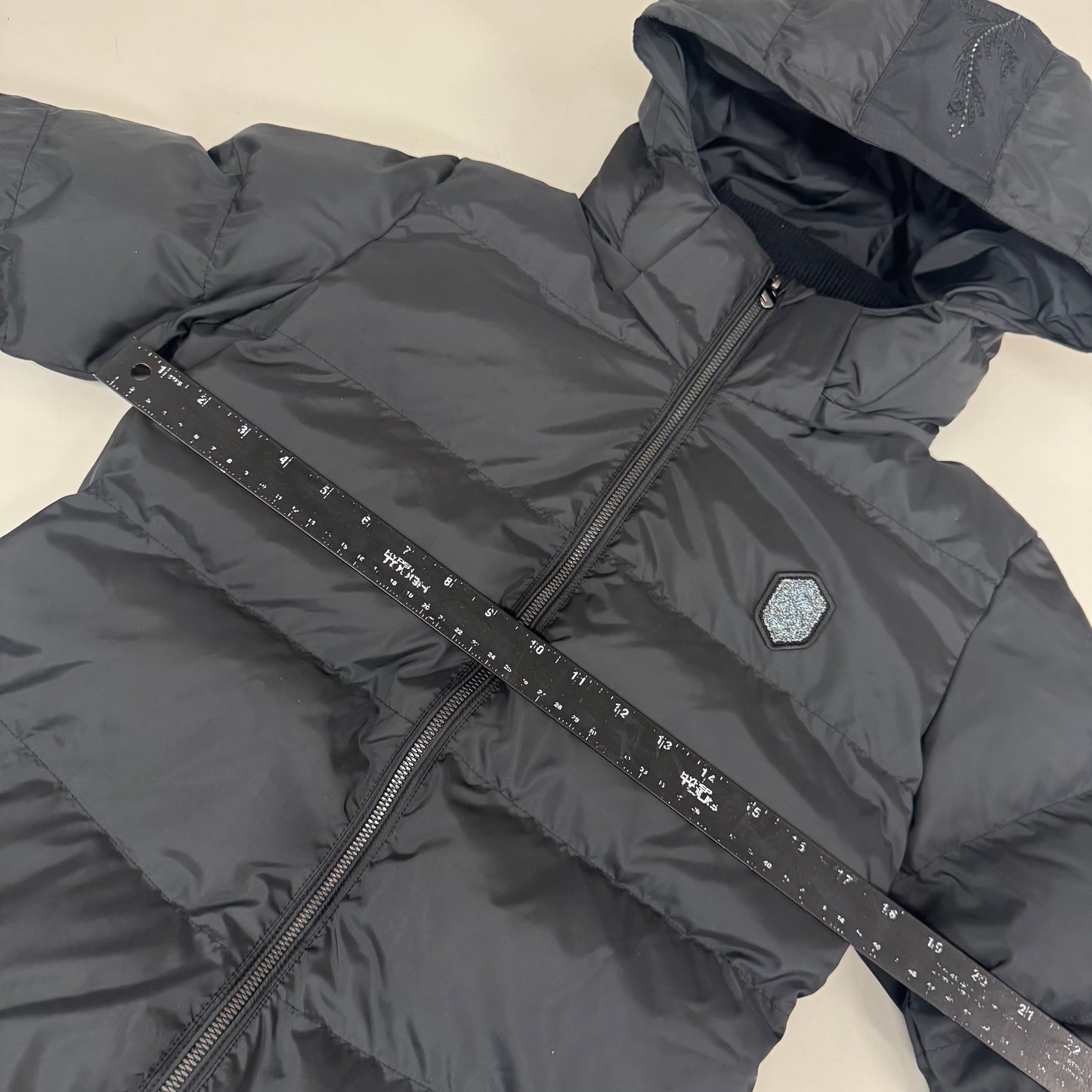 SAMSHIELD Sierra Equestrian Winter Coat Winter Jacket Down To Knees Women's Sz S Black