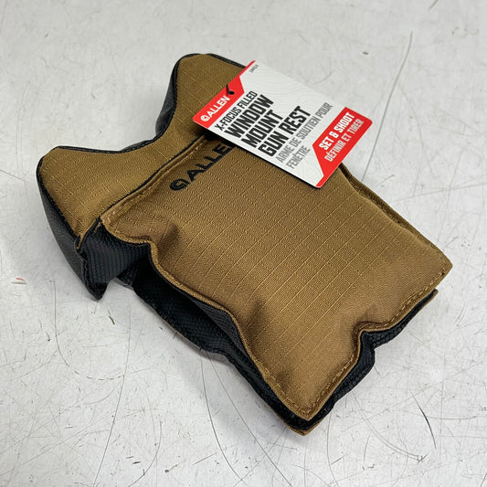 ALLEN  (2 PACK) X-focus Window Series Mount Rest Coyote Front Bag  Brown 18413