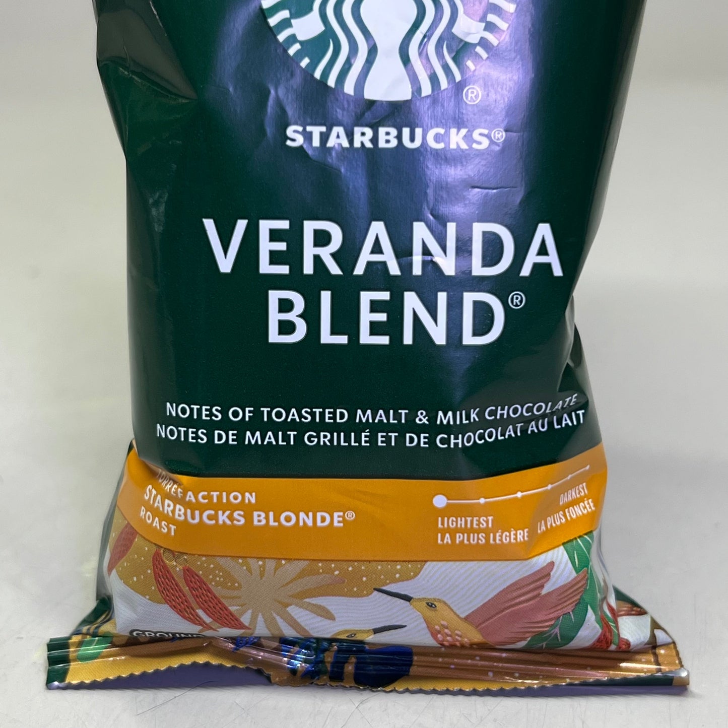 ZA@ STARBUCKS (18 PACK) Veranda Blend Ground Coffee, Blonde Roas 2.5 oz Green 11137306 BB 12/25 F