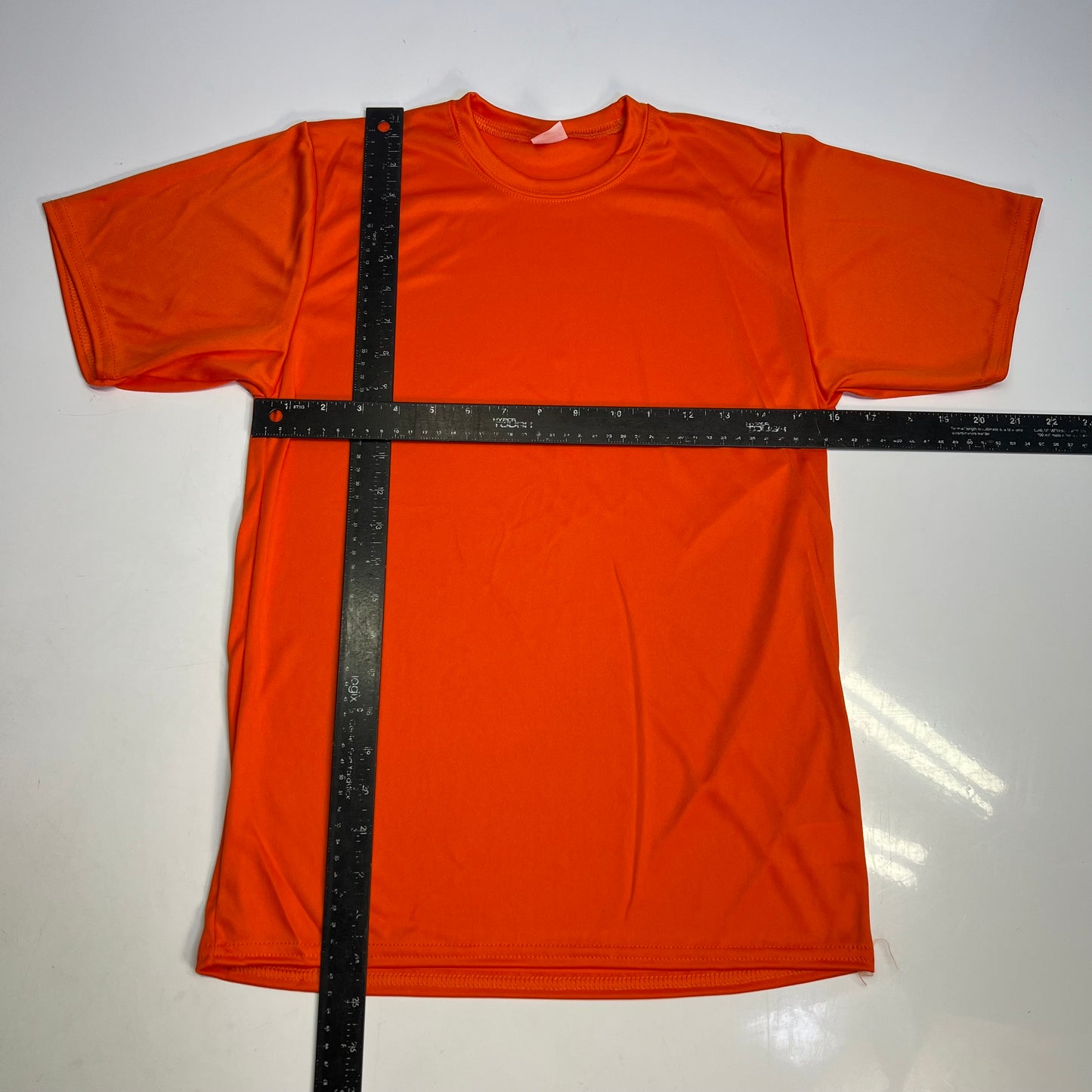 C2 SPORT (5 PACK) Moisture Wick Short Sleeve Work Shirts Youth Sz M Orange