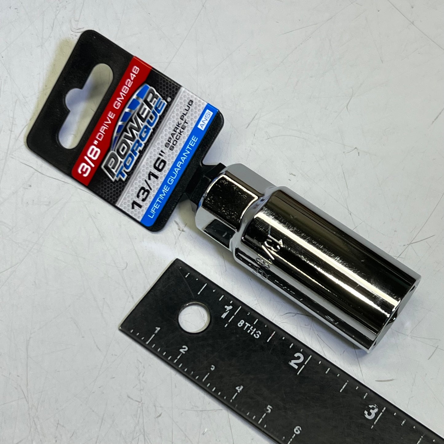 POWER TORQUE 13/16" Inch Socket 3/8" Inch Drive 6 Point GM8248