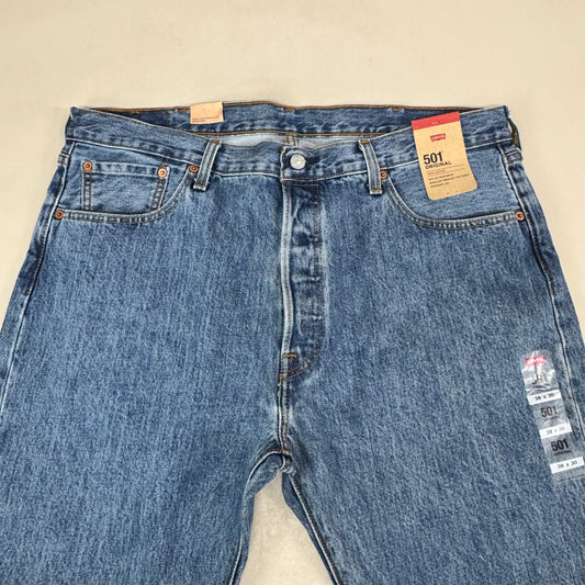 LEVIS 501 Orignial Fit Jeans Men's Sz 38 X 30 Medium Stonewash S112602 RPMX