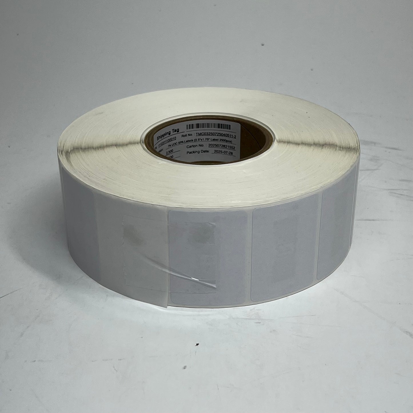 ZA@ (LOT OF 2) Trackable/scanning Adhesive Labels  2.5" x 2" White