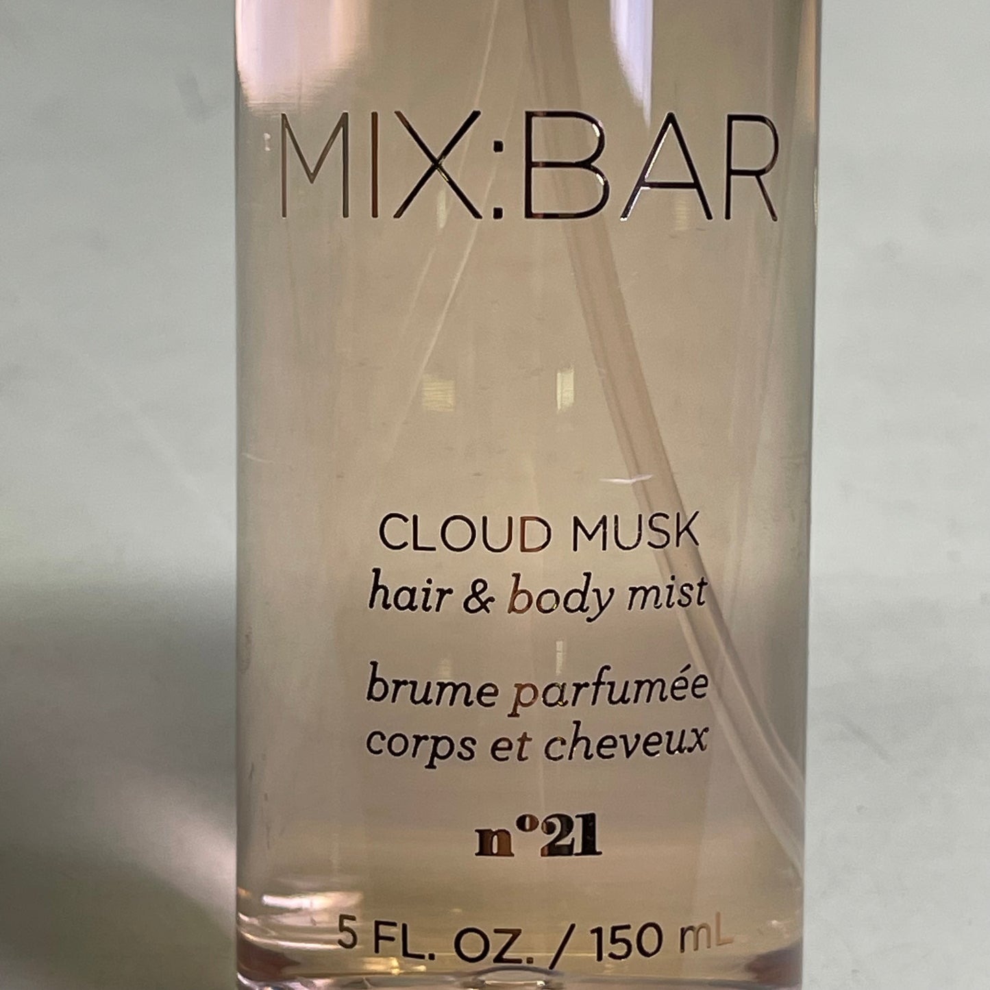 MIX:BAR (2 PACK) Hair & Body Mist Cloud Musk 5 fl oz each Clear 052-05-6812