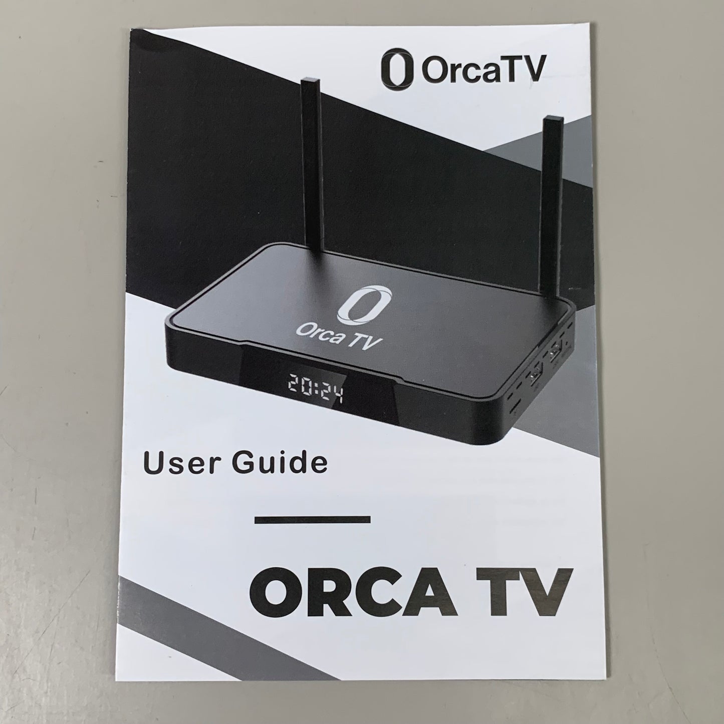 ORCA TV Smart Media Player Package Voice Control Remote Power Adaptor HDMI Cable