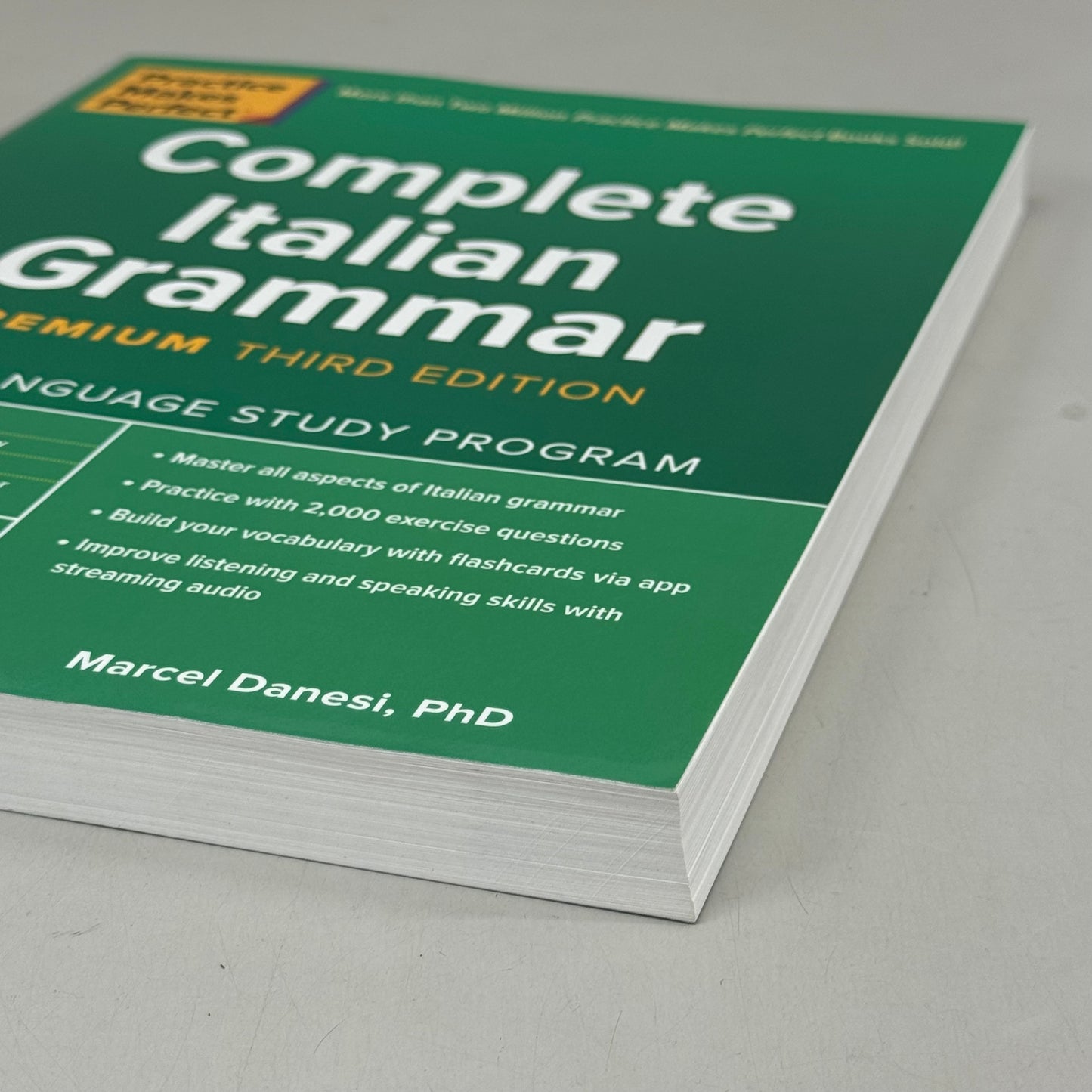 MC GRAW HILL Marcel Danesi Complete Italian Grammar Third Edition 360 Pages