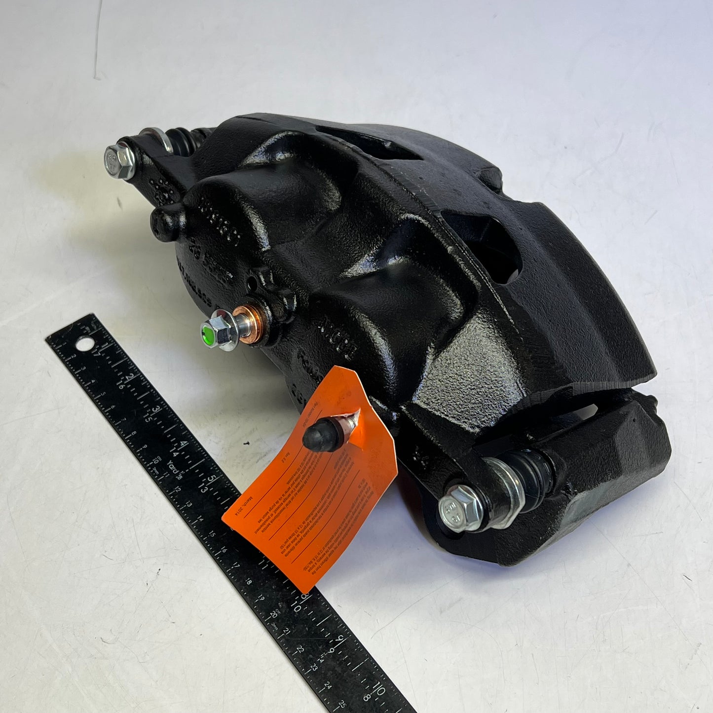 ADAPTIVE ONE Napa Brake Caliper Dual Piston Floating Remanufactured Black 2764XB