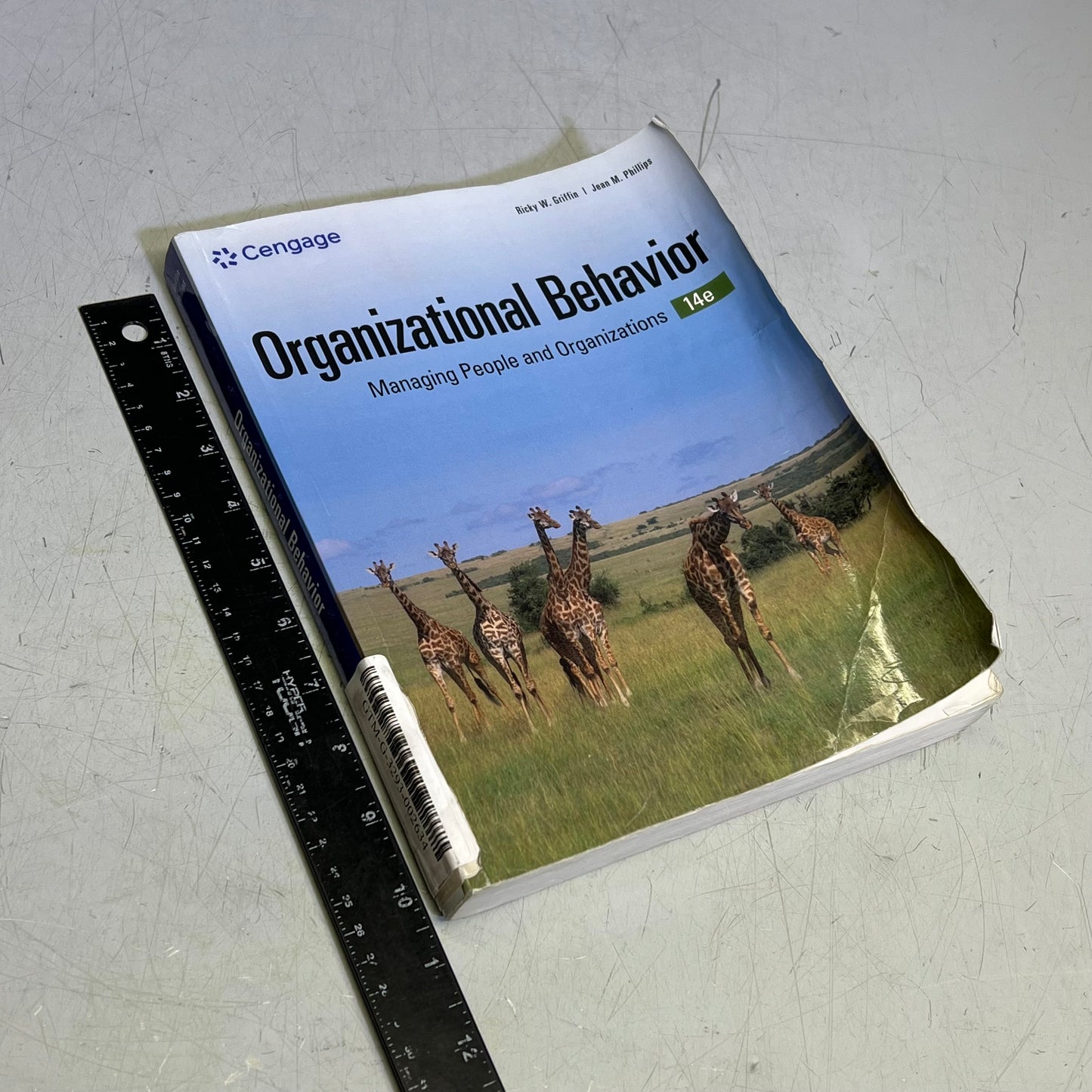 ORGANIZATIONAL BEHAVIOR Managing People & Organizations Paperback Book (As-is)