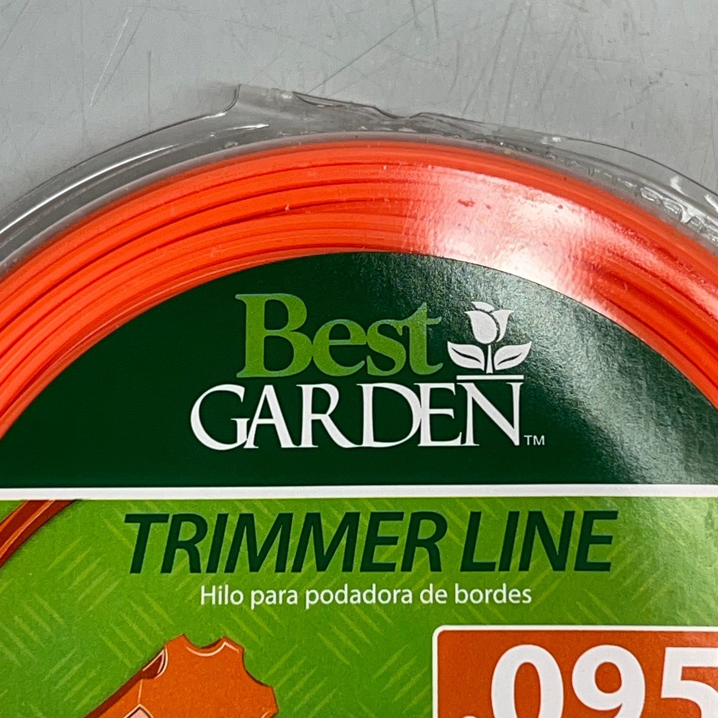 ZA@ BEST GARDEN (2 PACK) Trim Line 7-Point Star Shape .095"142' Bright Orange 757950