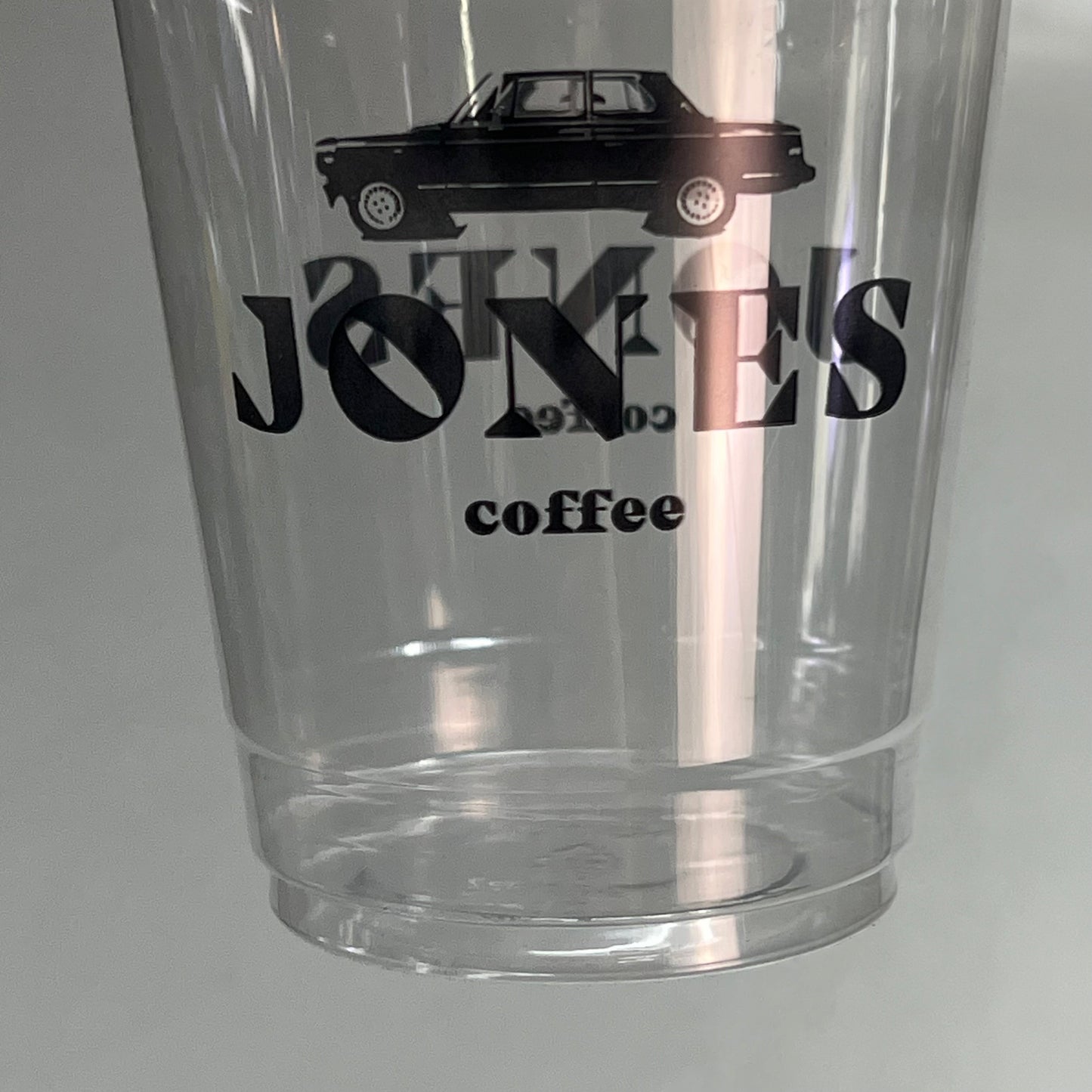 ZA@ KARAT (50 PACK) Jones Coffee Plastic Cups For Cold Beverages 16oz Clear A
