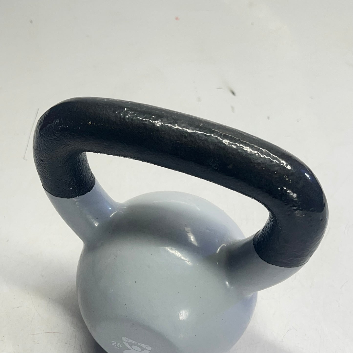 ZA@ CANDO Cast Iron Vinyl-coated Kettle Bell 256 lbs White