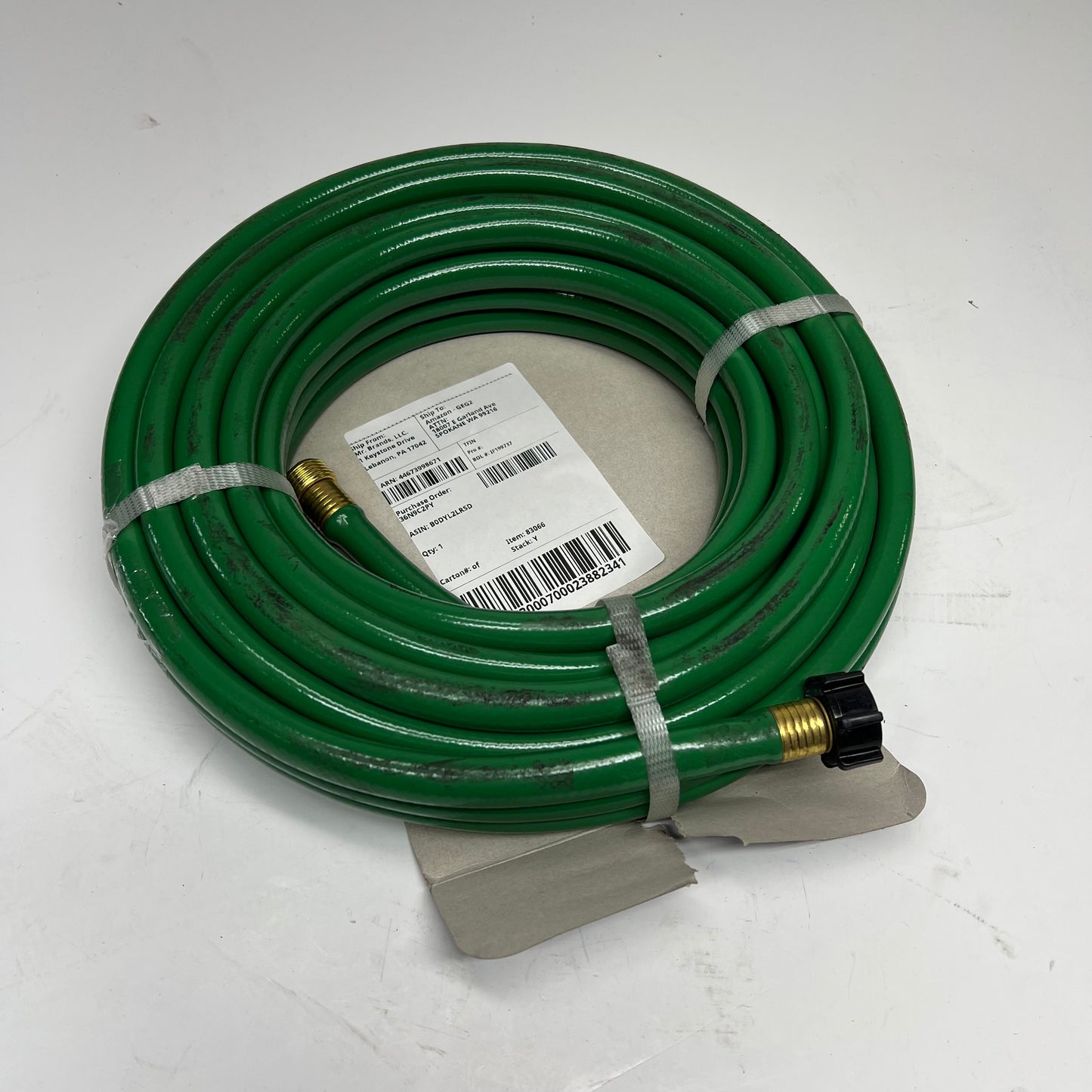 SCOTTS Light Duty Garden Hose High Pressure Easy Coil 50' 200 PSI  Green 83066