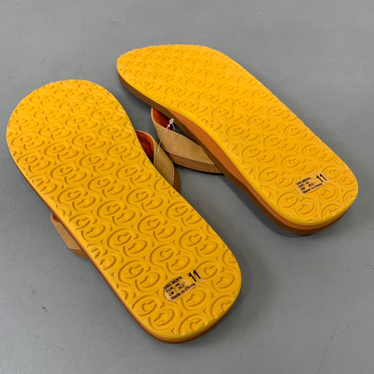 COBIAN Foamie Full Arch Support Sandals Men's Sz 11, 44 Eu Brown FAO25-200-11