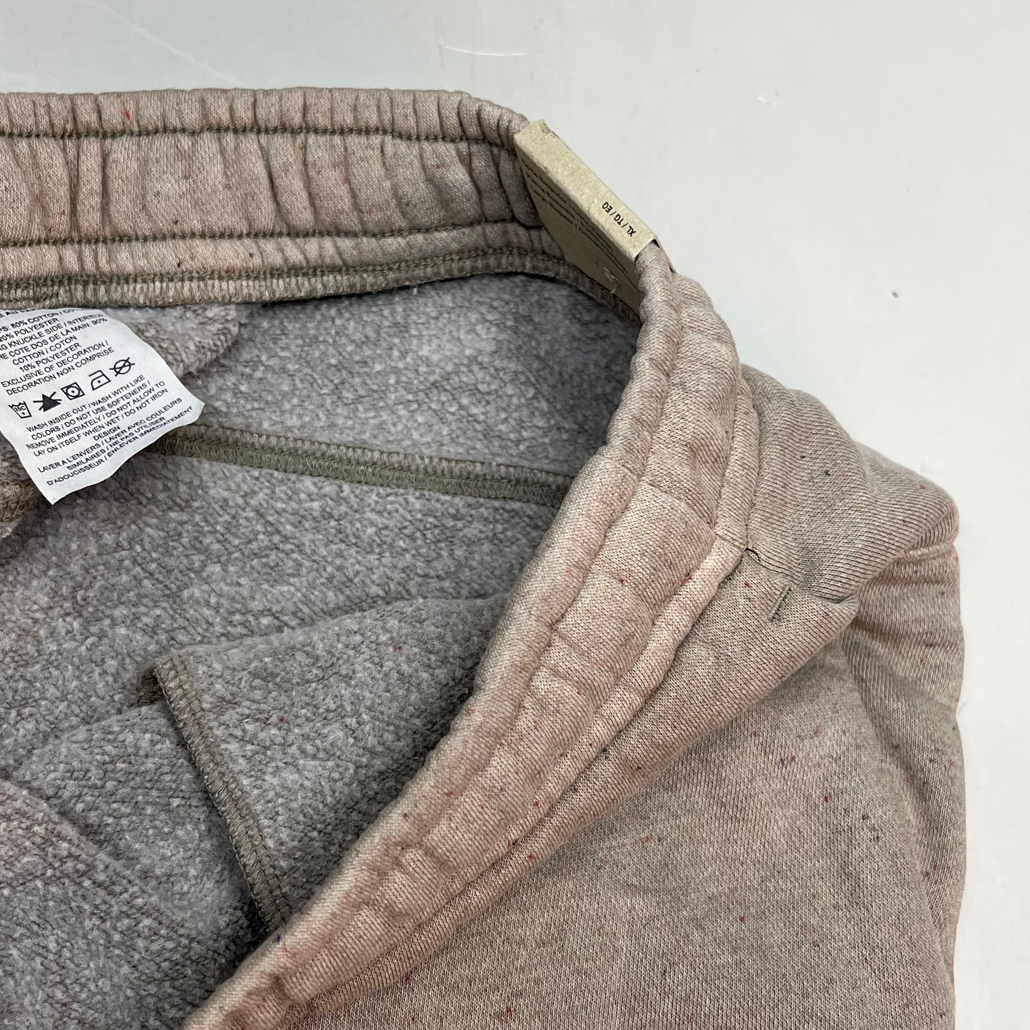 NIKE Club Sweat Soft Fleece Sweat Pants  Men's Sz XL Dark Driftwood DQ4665