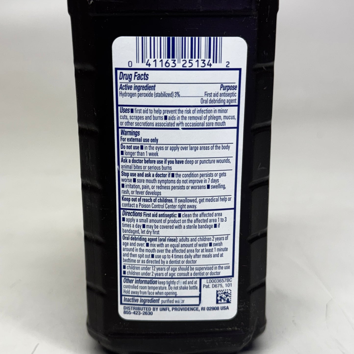 EQUALINE (12 PACK) 3% USP Hydrogen Peroxide Topical Solution 16 fl oz BB 02/27
