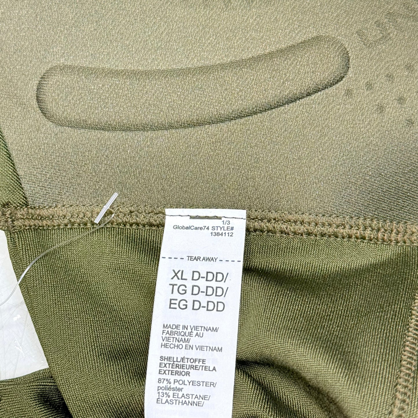 UNDER ARMOUR Infinity 2.0 High Sports Bra Fitted Women's Sz XL Cup(D-DD)Green