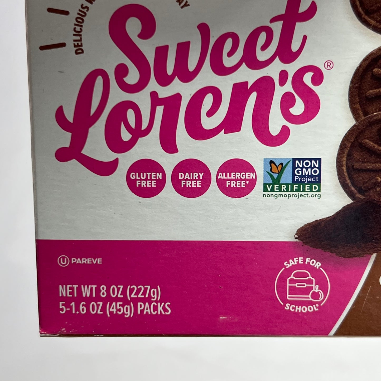 SWEET LOREN'S (2 PACK of 5) Chocolate Breakfast Biscuits 1.6 oz BB 12/26