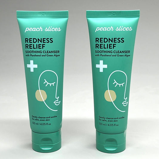 PEACH SLICES (2 PACK) Redness Relief Soothing Cleanser for All Skin Types 120ml