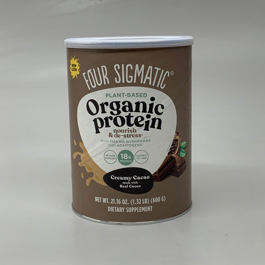 FOUR SIGMATIC De-Stressing Plant-Based Protein Creamy Cacao 21.61 oz oz 06/2025