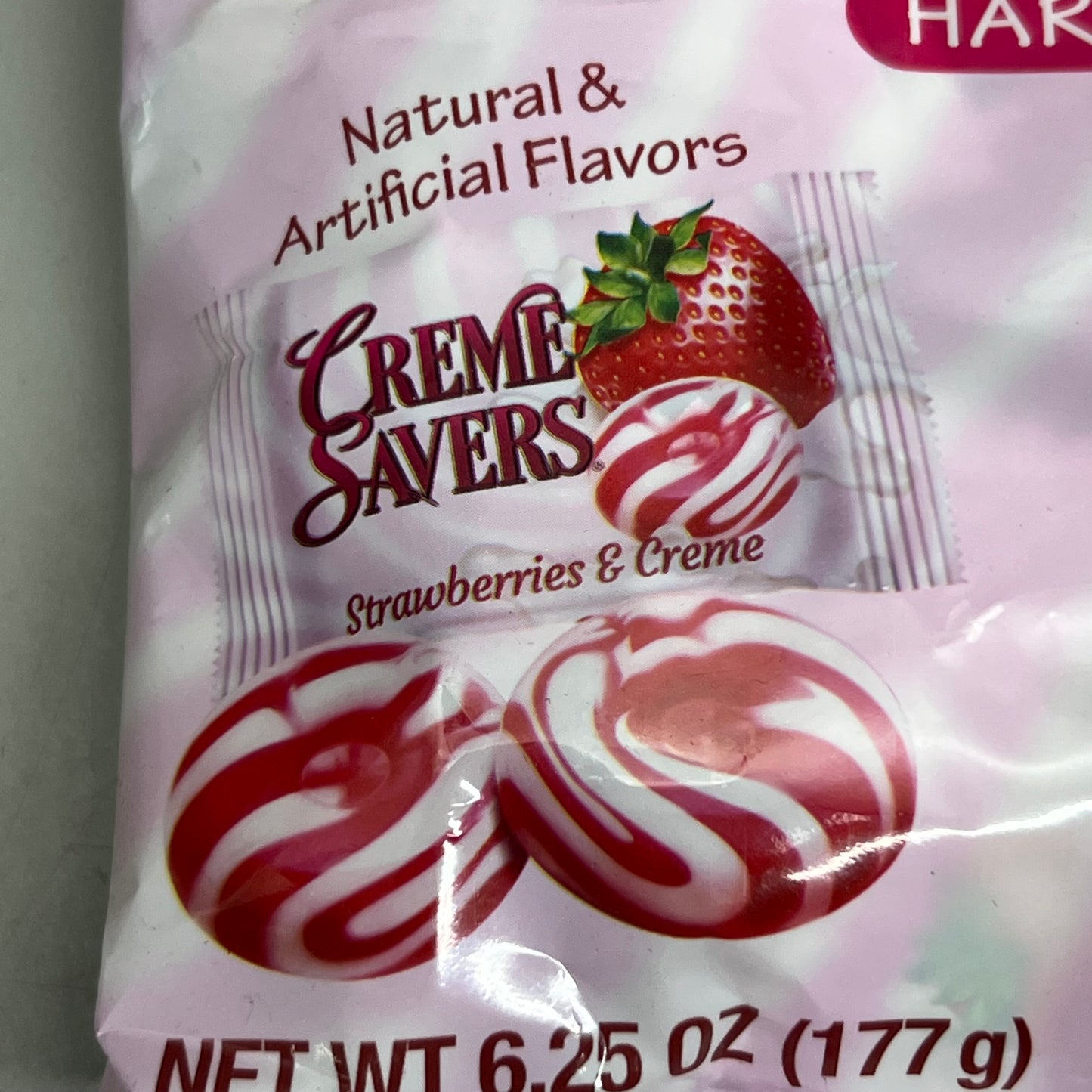 ICONIC CANDY 12PK! Hard Candy Creme Savers Strawberries & Creme 6.25 oz BB 06/26