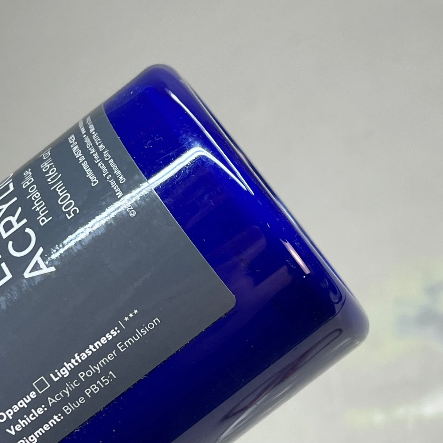 MASTERS TOUCH (2 PACK) Liquid Acrylic Artist Paint 16.9 oz Phthalo Blue 1818913