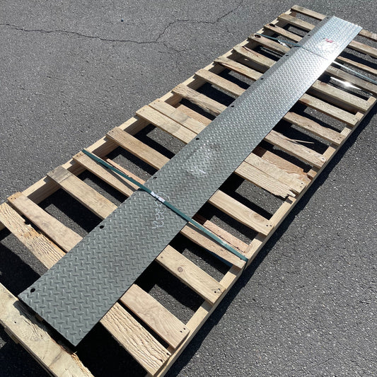 ZA@ Pallet of MIXED Diamond Tread Plate 120”x12” (AS-IS)