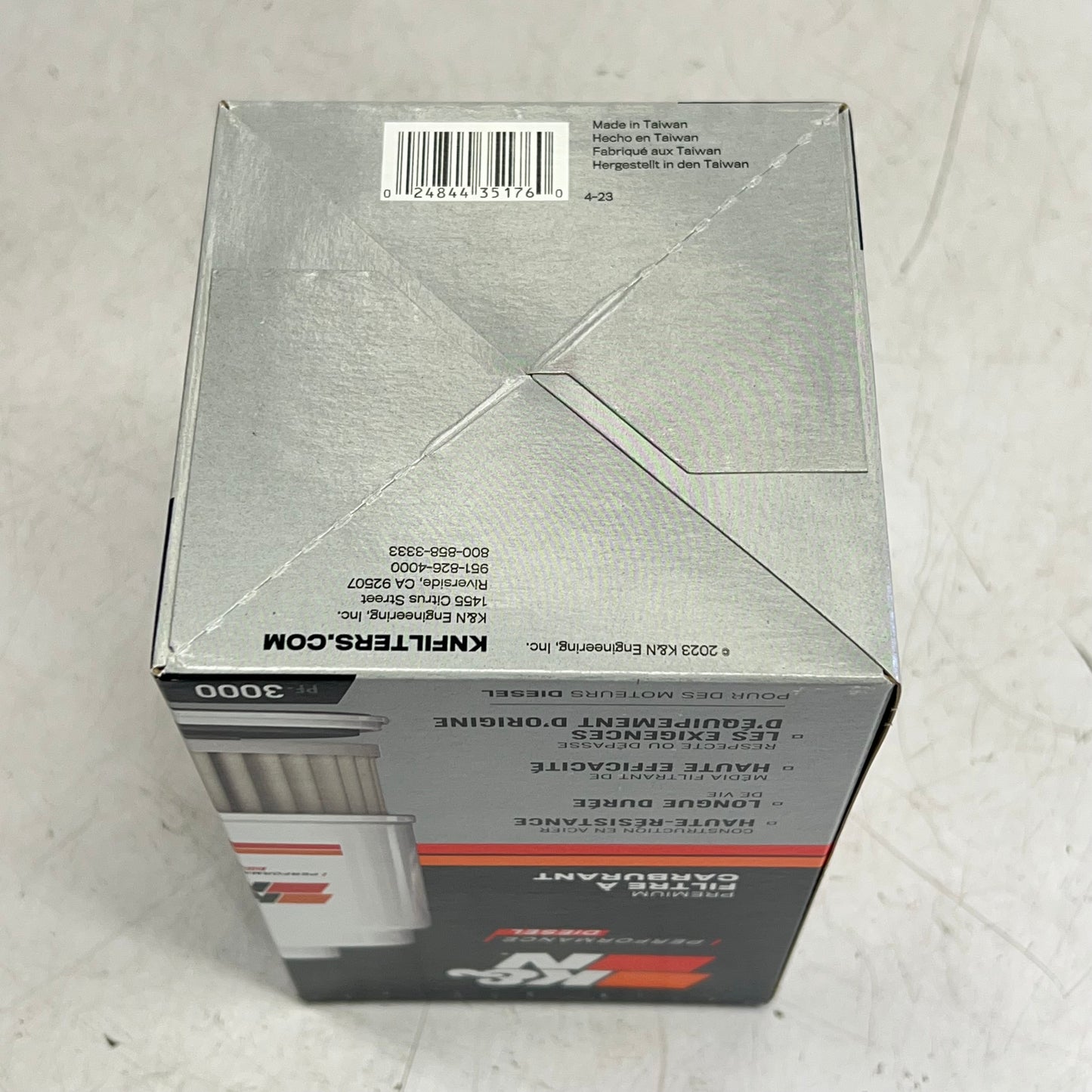K&N High Strength Steel & Cellulose Media Fuel Filter For Chevrolet PF-|3000