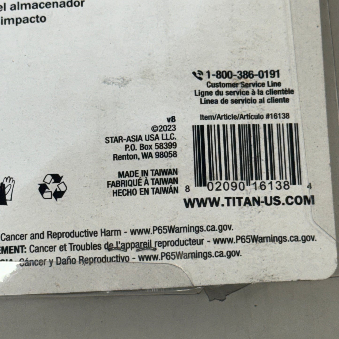 TITAN (9 Piece) Triple Square Bit Set 1/4"-1/2" Dr M4-MT18 Black 16138 Low Profile Impact