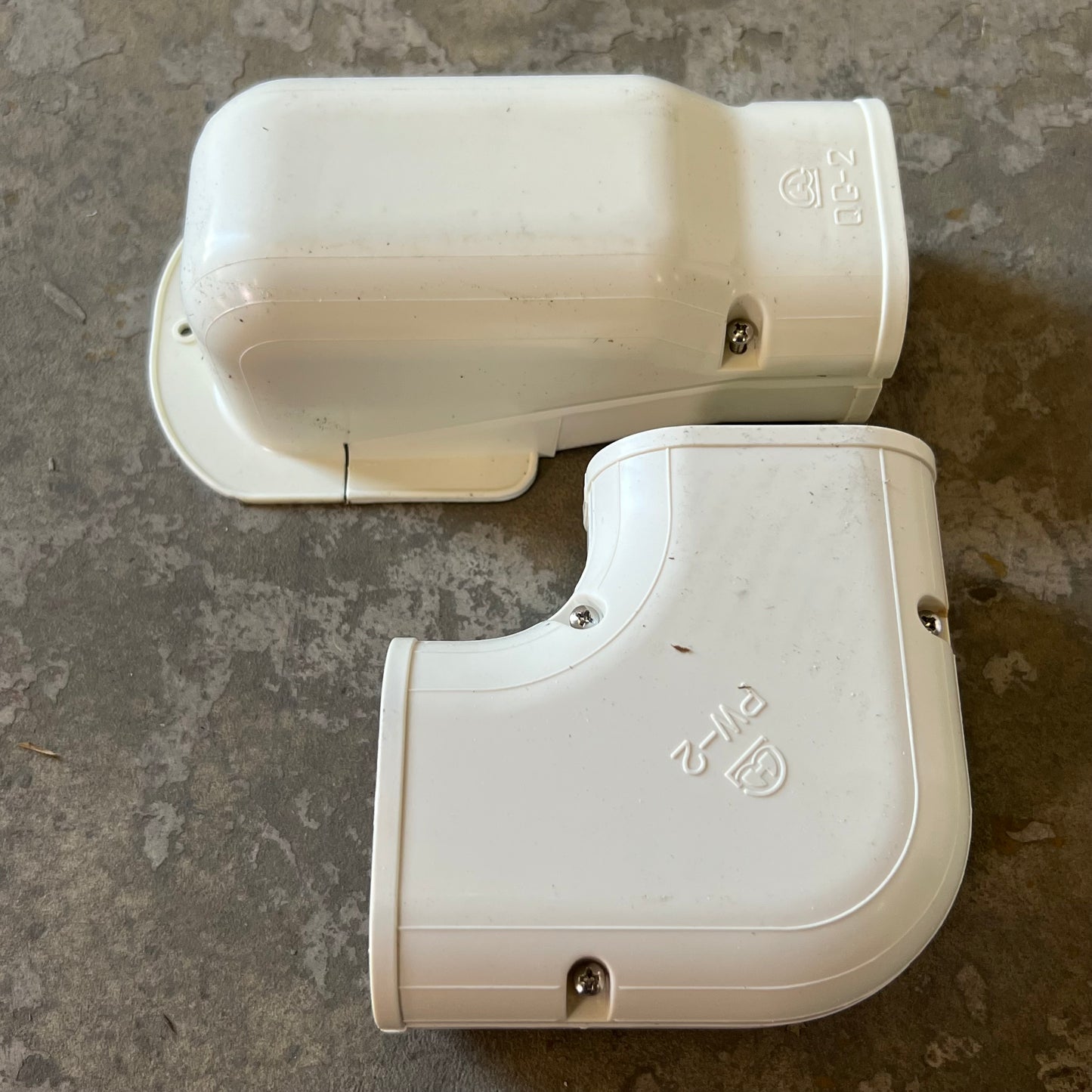 COOL PVC Pipe Duct Cover Kit For 20' Mini Split Refrigerated Lines, White