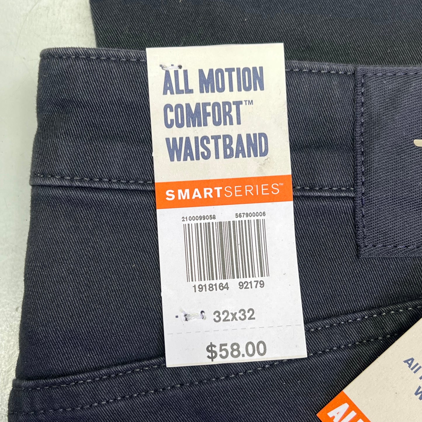 DOCKERS All Seasons Tech Straight Fit Jean Cut Pant Men's Sz 32x32 Steelhead