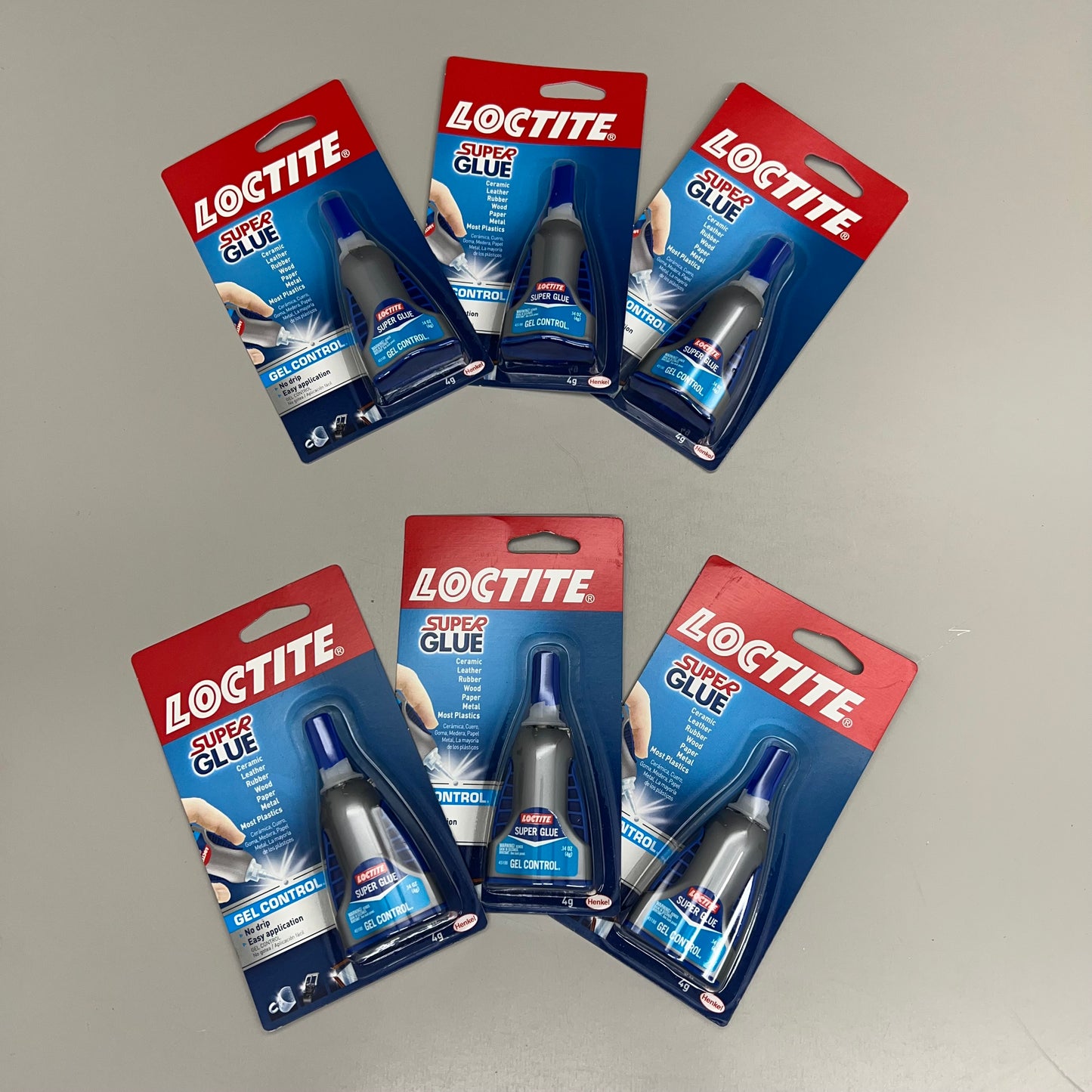 HENKEL LOCTITE (6 PACK) Super Glue Gel Control no Drip Easy Application 234790