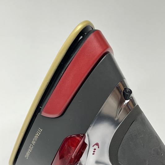 CHI Titanium-infused Steamshot 2-in-1 Iron & Steamer Red/Black/Silver 13108