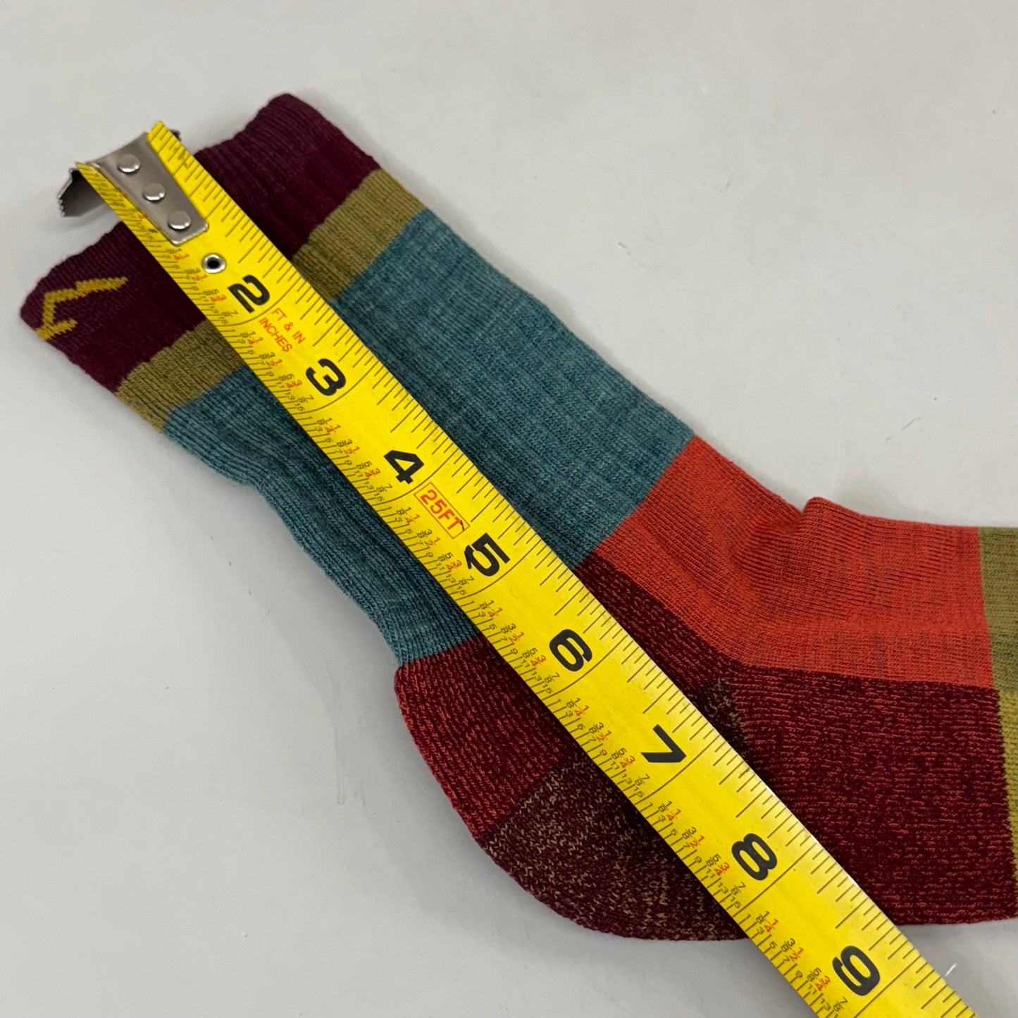 DARN TOUGH Hike/Trek Socks Micro Crew Lightweight Men SZ M 8-9.5 Teal Merino Wool