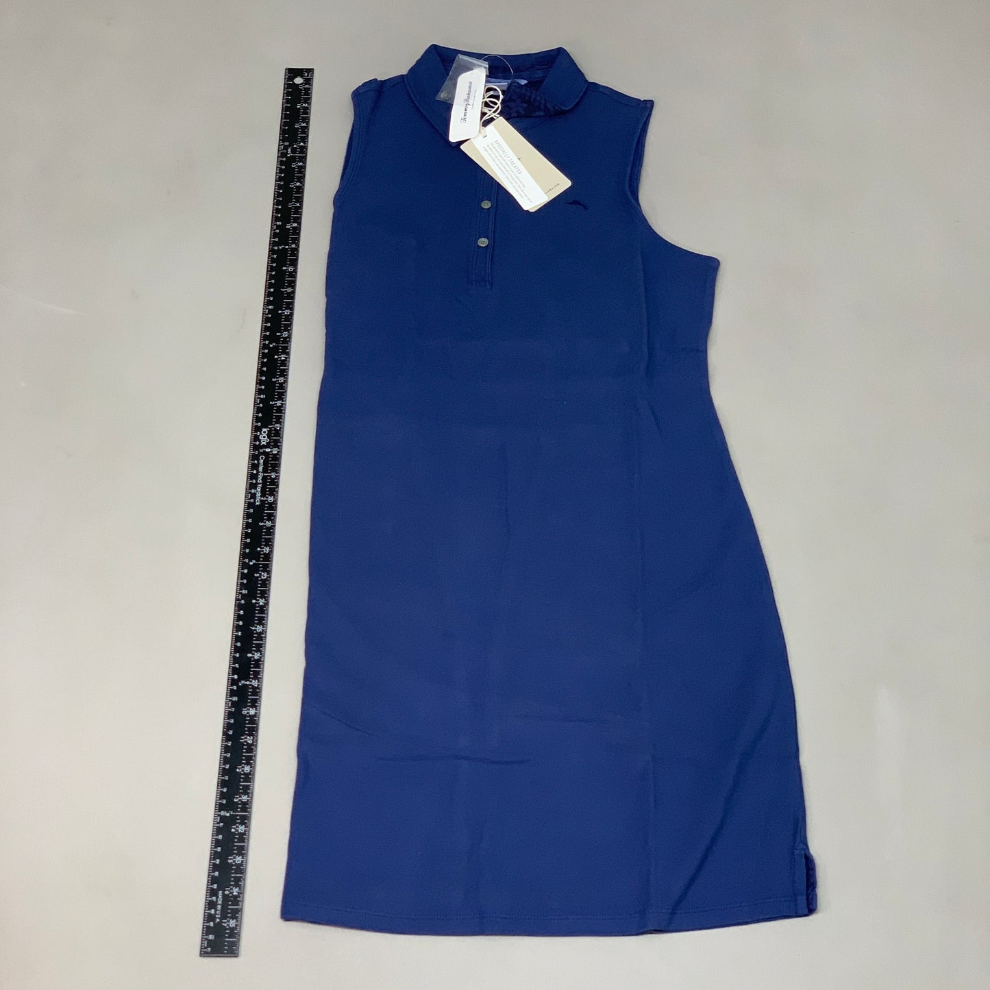 TOMMY BAHAMA Women's Paradise Polo Sleeveless Dress Size S Island Navy SW620840 (New)