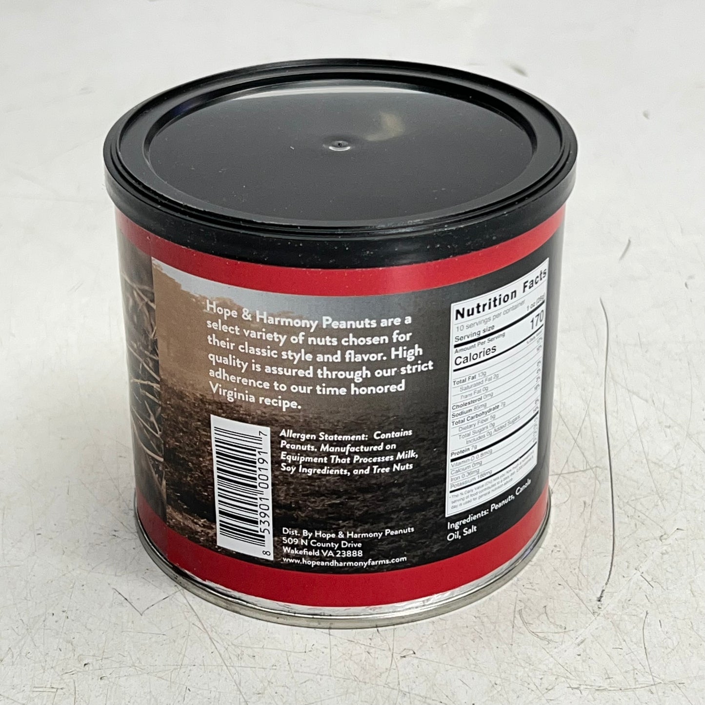 ZA@ HOPE & HARMONY (3 PACK, 10oz EACH) Gourmet Salted Peanuts BB 12/26 E
