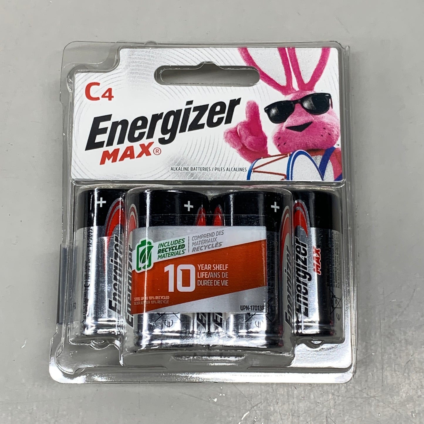 ENERGIZER MAX (3 PACK) C Cell Alkaline Batteries 4 Pack E93BP-4