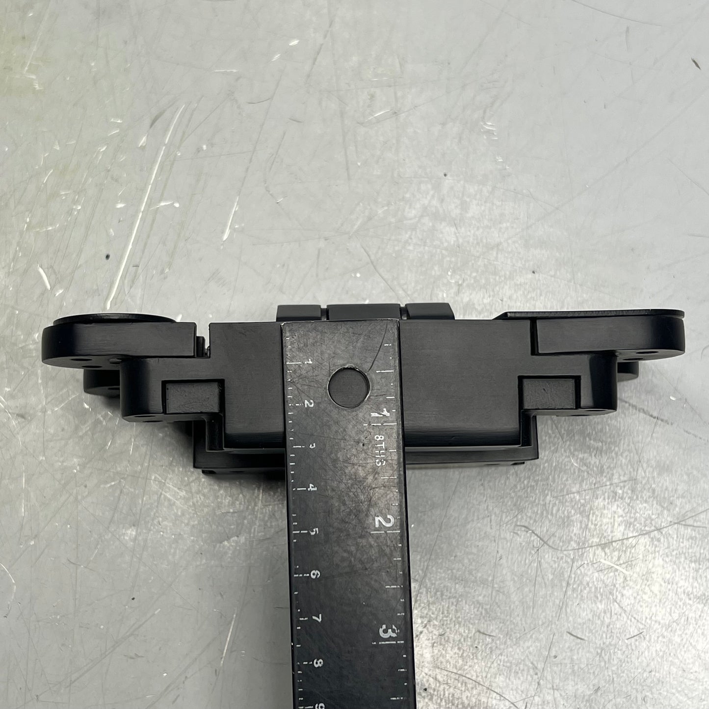 (2 PACK) Invisible Door Hinge Concealed Heavy Duty 6" L x 2.5" W Matte Black