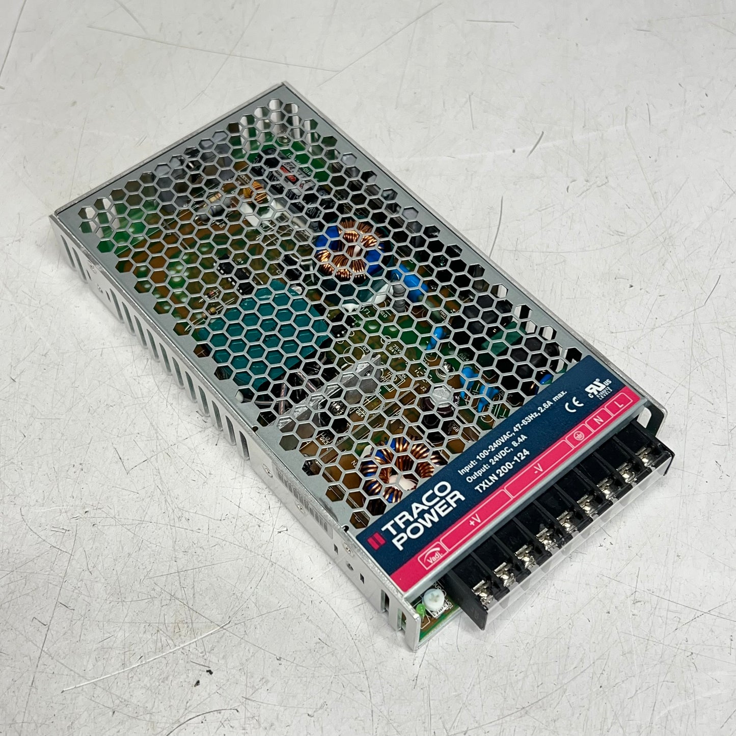 TRACO POWER Enclosed Type Ac/dc Power Supply  AC input 85~264Vac TXLN 200-124
