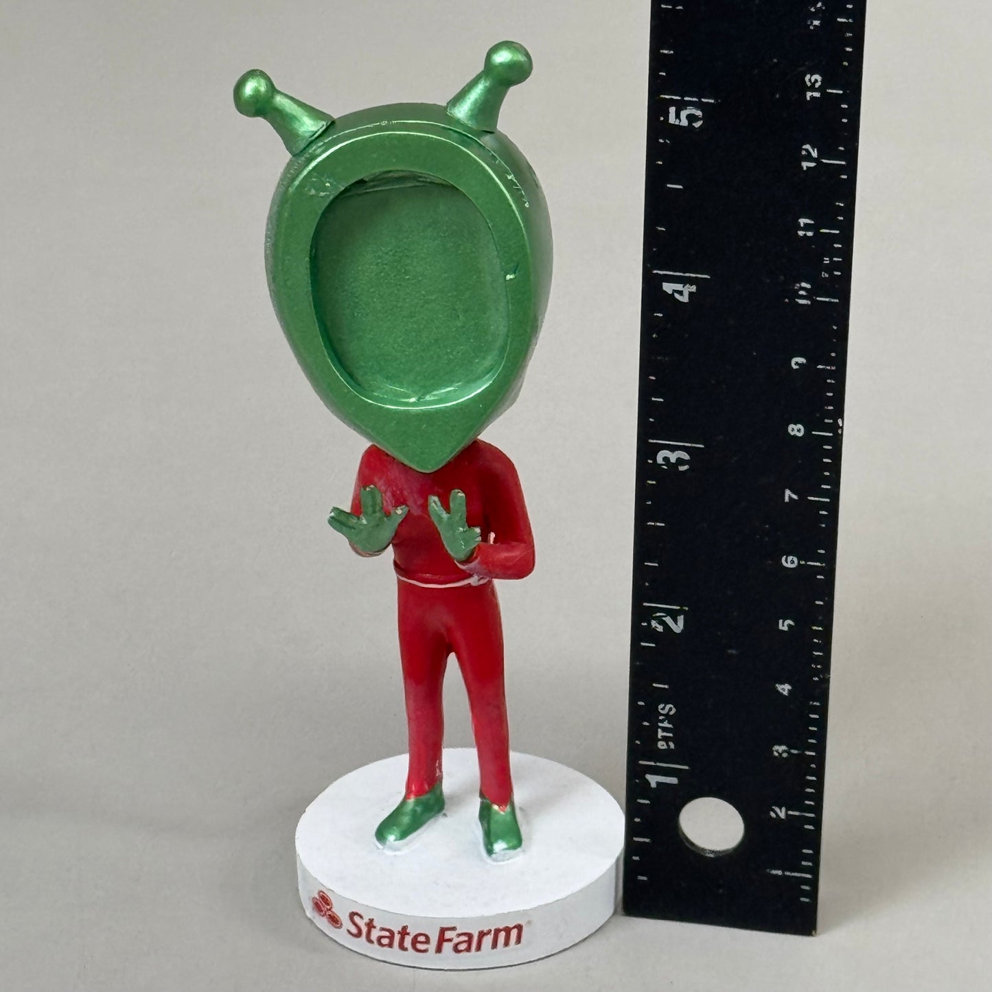 STATE FARM Alien Bobblehead You Picture Frame Figure Collectible (In Box)