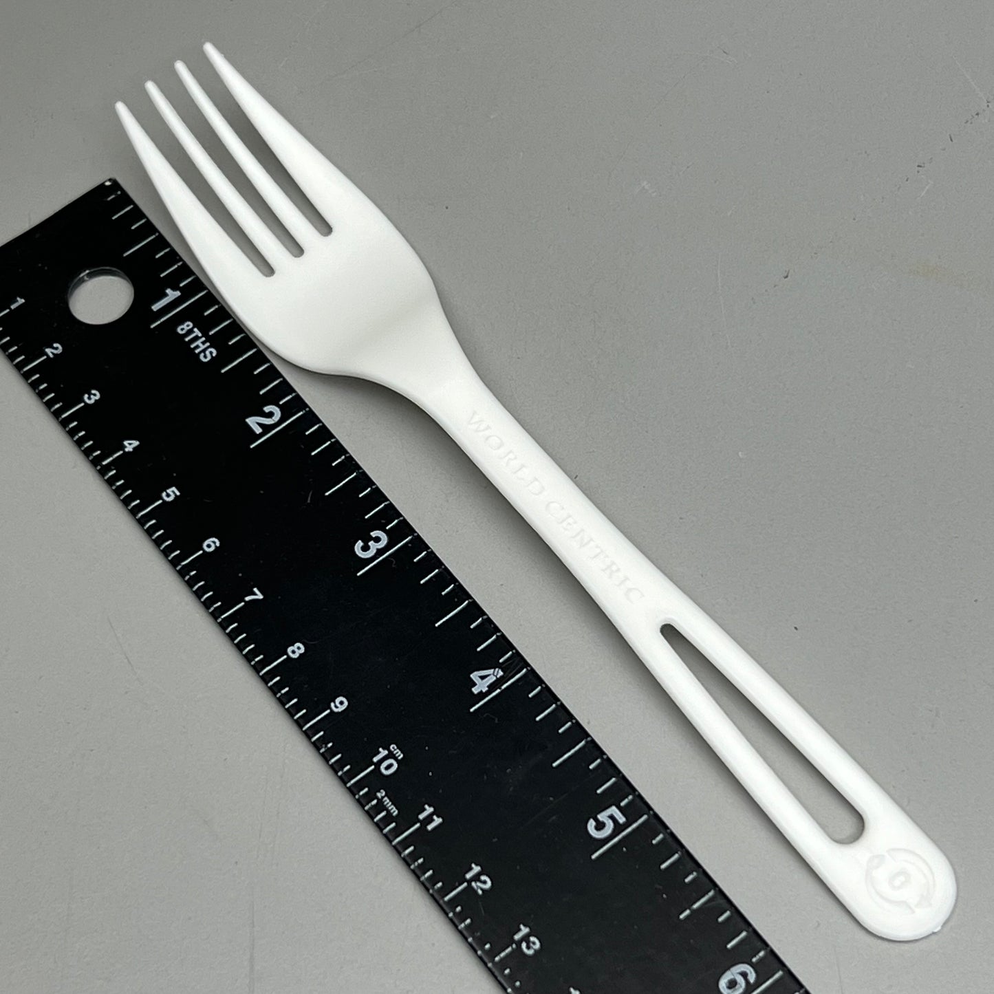 WORLD CENTRIC 750PK! Compostable TPLA Forks Individually Wrapped 6" FO-PS-1