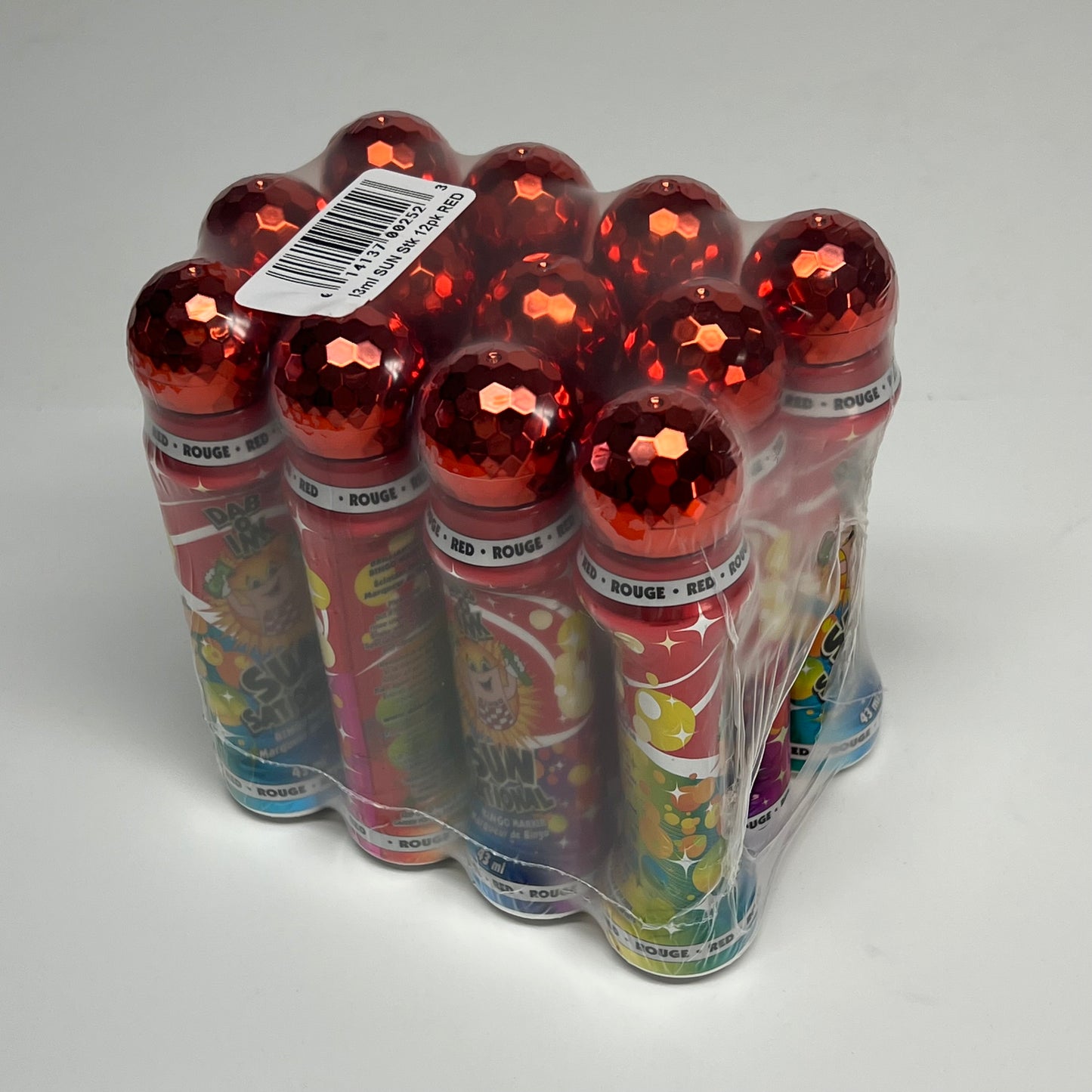 DAB O INK (12 PACK) Sunsational Bingo Marker Bright Ink 43ml/1.4 oz Red C26
