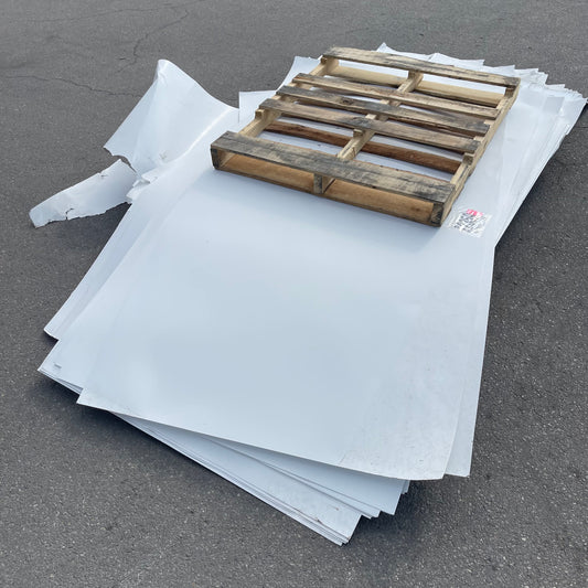 ZA@ Pallet of MIXED Large Paper Sheets 96”x48” (AS-IS)